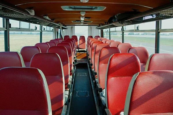 Buss interiör — Stockfoto