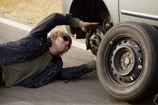 Tyre Change — Stock Photo, Image