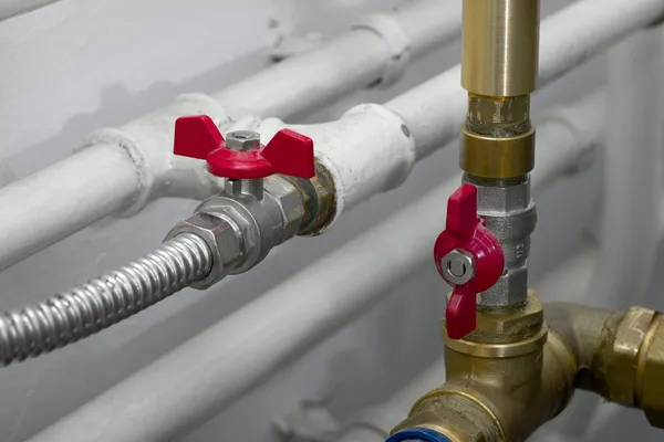 Heating Pipes — Stock Image Heating Pipes Stock Picture