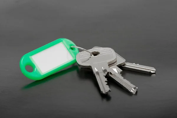 Keys with label — Stock Photo, Image