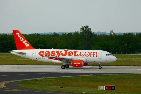 Taxiación en avión — Foto de Stock