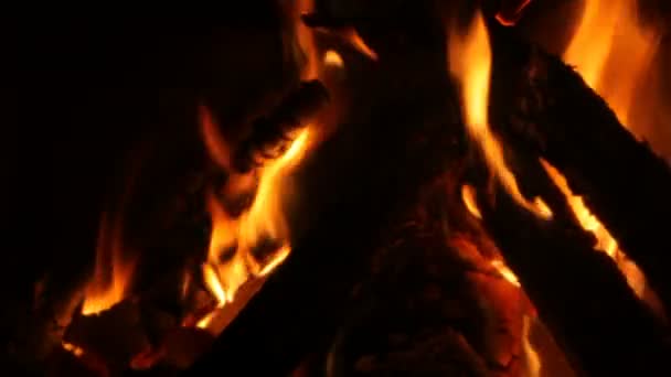 Flammen — Stockvideo