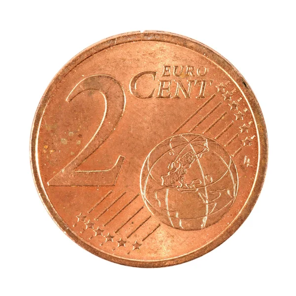 2 euro cent sikke — Stok fotoğraf