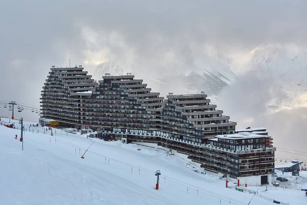 Piste da sci nelle Alpi — Foto Stock