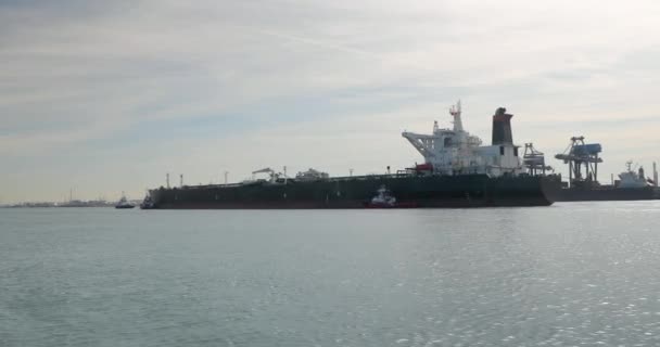 Нафтовий танкер суден — стокове відео