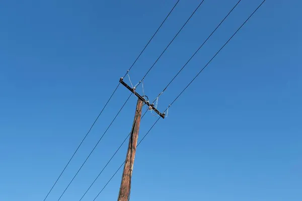 Linha elétrica Post — Fotografia de Stock