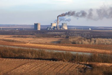 Enerji Santrali Dumanı