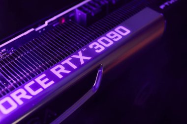 Geforce RTX 3090 Nvidia GPU grafik kartı ayrıntıları