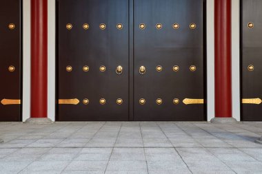 Japonya 'daki tapınak kapısı, Ueno Park.