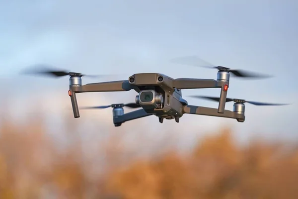stock image Drone flying outdoors
