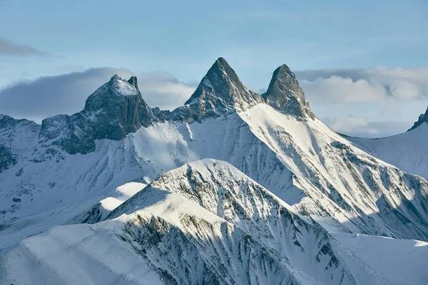 겨울의 산들 — 스톡 사진