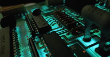 Devre kartı elektronik teknolojisi yakın çekim
