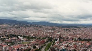 Cuenca, Ekvador, İHA 'dan hava görüntüsü