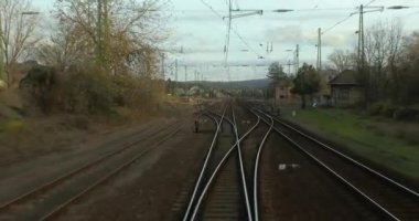 Demiryolu seyahat ön görünümü