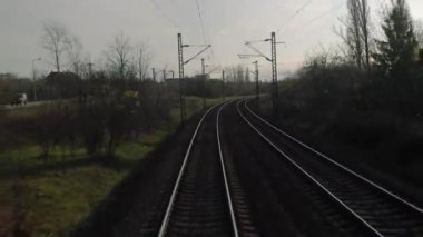 Demiryolu seyahati dikiz aynası