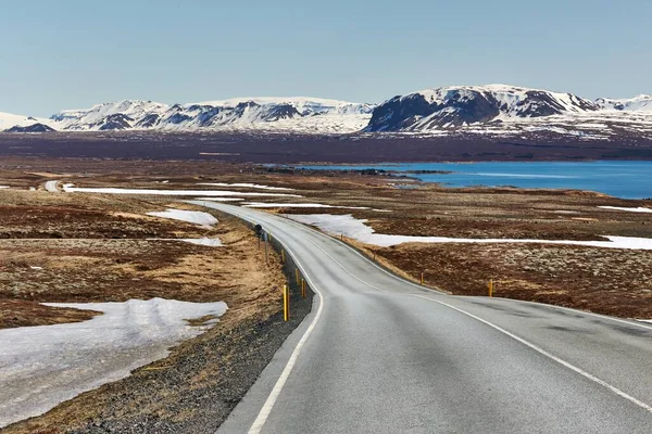 Väg på Island — Stockfoto