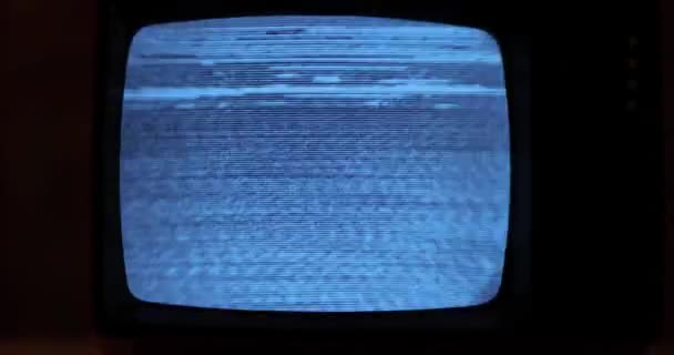 Vieux téléviseur sans signal — Video