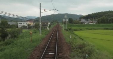 Tren yolculuğu Pov Japonya'da