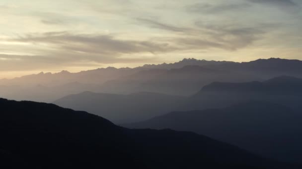 Горный ландшафт Сьерра-Невада-де-Санта-Марта — стоковое видео