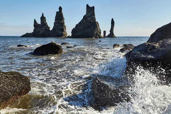 Epica costa islandese — Foto Stock