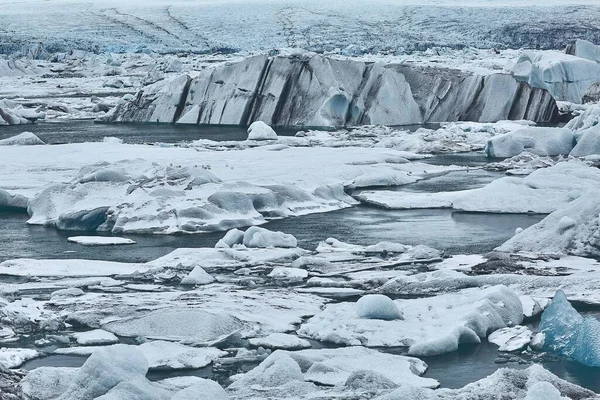 Lago glacial na Islândia — Fotografia de Stock