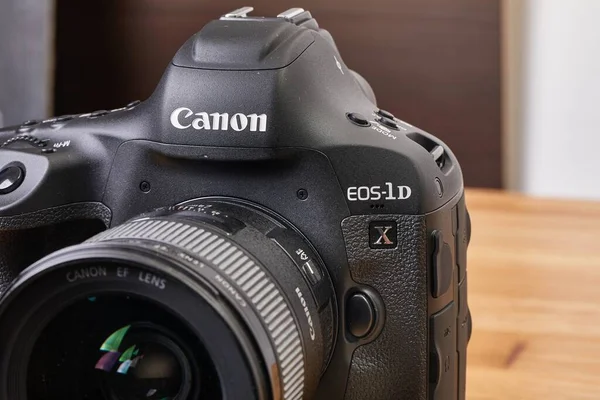 Budapeszt Węgry Listopada 2017 Canon Eos 1Dx Mark Kanony Flagowy — Zdjęcie stockowe