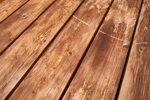 Wooden Deck Background Lumber Pattern Texture Garden Table —  Fotos de Stock