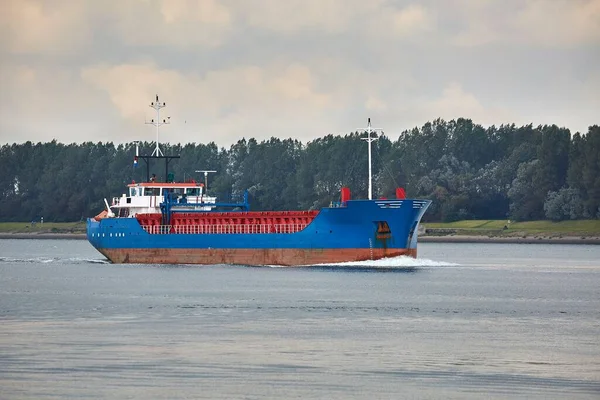 Ship Inland Bulk Carrier Rhine Rotterdam — Stock Photo, Image