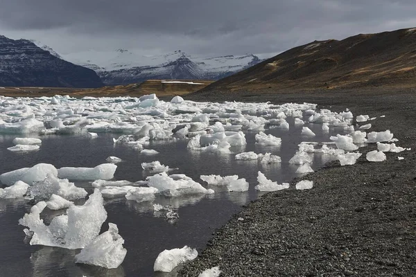 冰岛Jokulsarlon冰川湖 — 图库照片