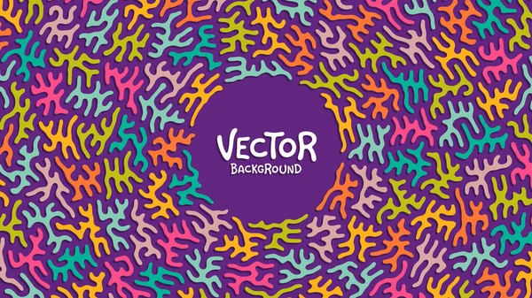 Fondo Creativo Para Niños Diseño Moda Con Divertidas Manchas Distorsionadas — Vector de stock