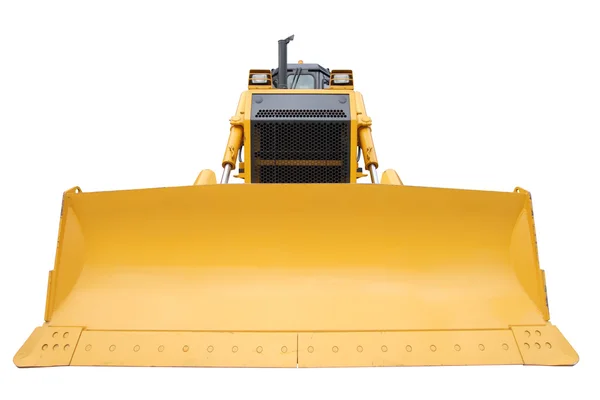 O bulldozer amarelo moderno — Fotografia de Stock