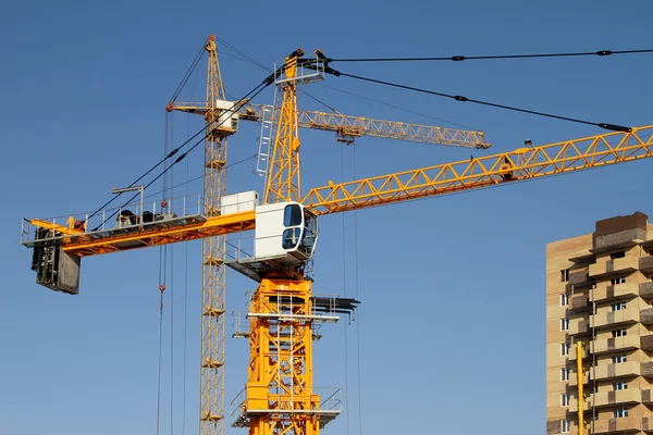 Building cranes — Stock Photo, Image