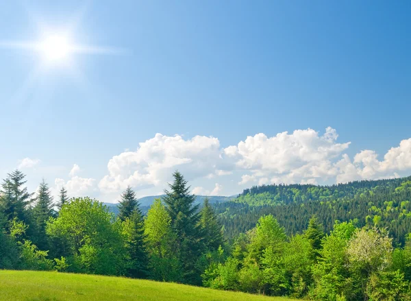 Beautiful view of mountains — Stock Photo, Image