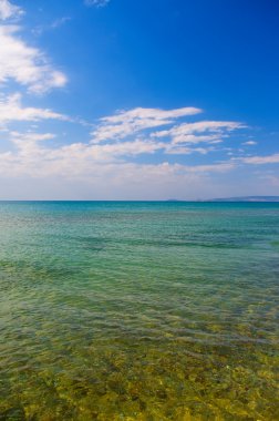 Yaz zamanı deniz manzarası