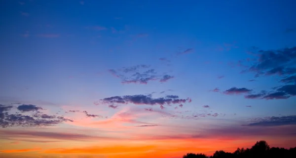 Cielo serale dopo il tramonto — Foto Stock