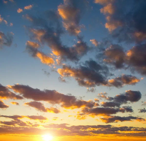 Sky background at sunset — Stock Photo, Image