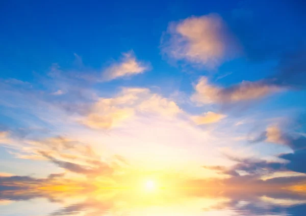 Фон неба на закате — стоковое фото
