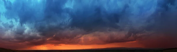 panarama, renkli günbatımı