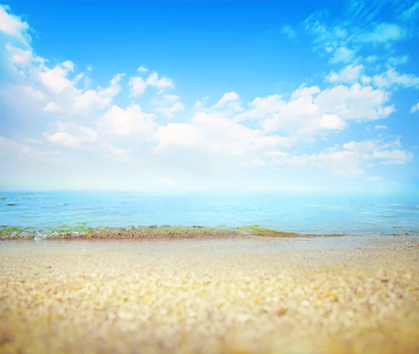 Playa y mar — Foto de Stock