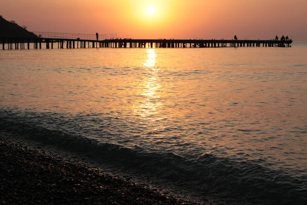 Soluppgång på havet — Stockfoto