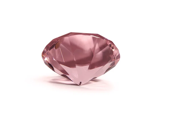 Růžový krystal — Stock fotografie