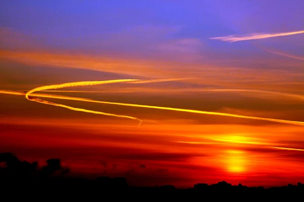 Fantastico tramonto — Foto Stock