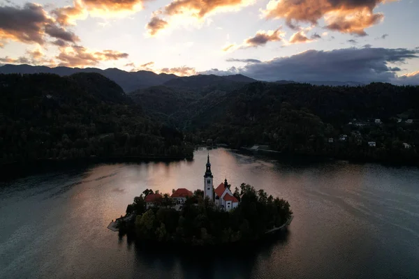 Bled Lake Bled Slovenia Стокова Картинка