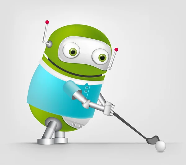 Lindo robot — Vector de stock