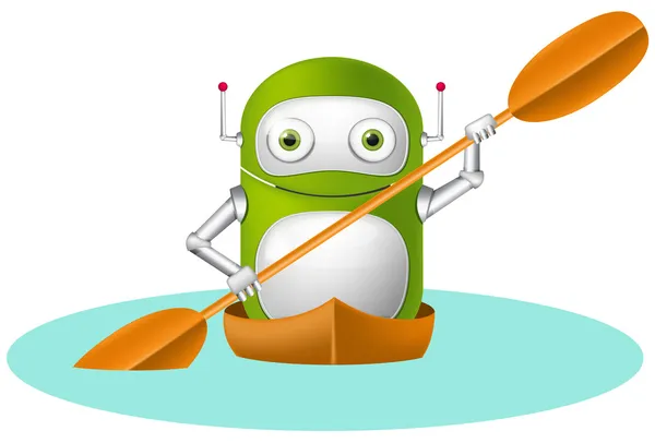 Lindo robot — Vector de stock