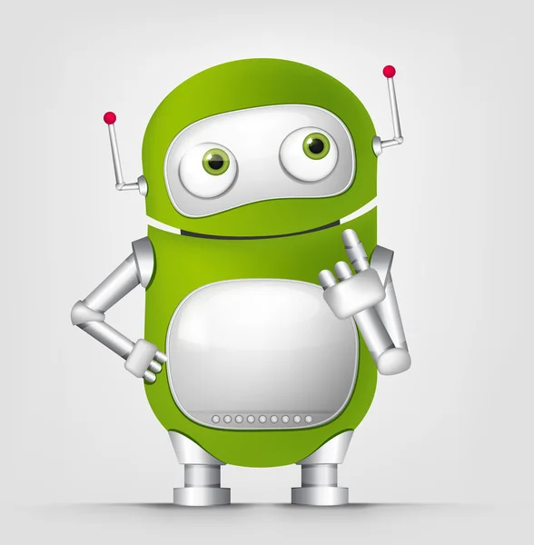 Cute Robot — Stock Vector