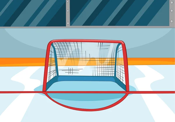 Pista de hockey — Vector de stock