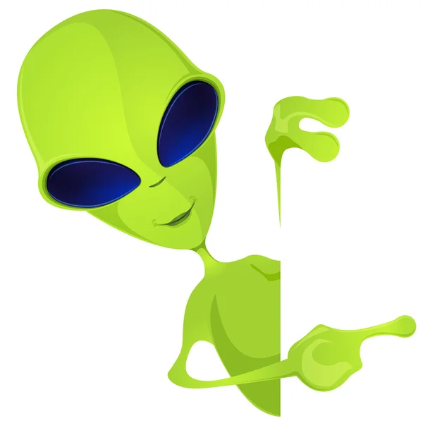 Funny Alien — Stock Vector