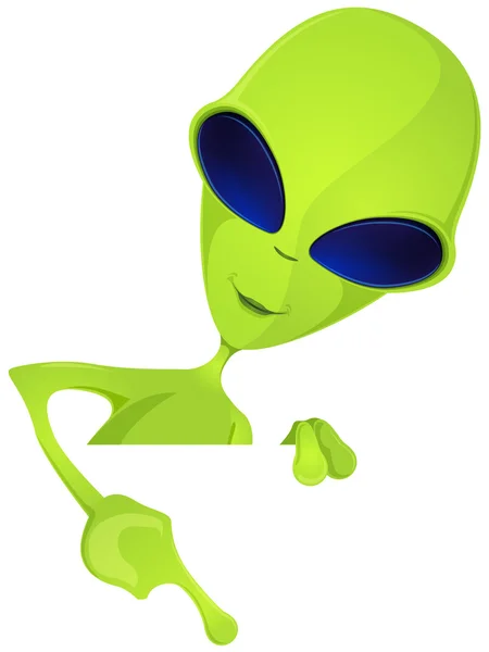 Funny Alien — Stock Vector