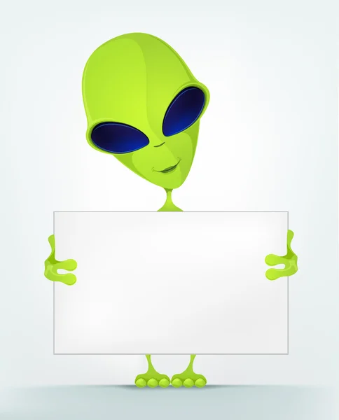 Funny Alien — Stock Vector